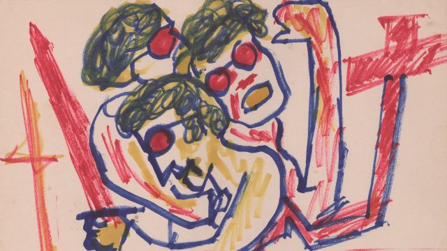 "Entre a cruz e a espada", obra de Glauber Rocha. / Acervo IMS